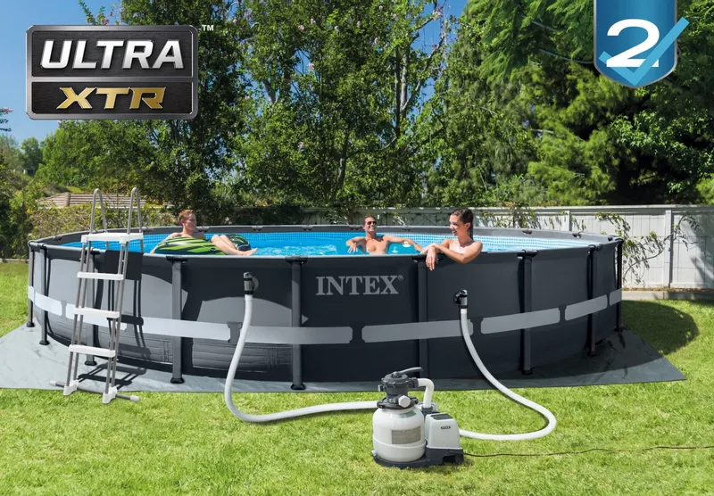 Intex Ultra Frame XTR Pool - 610 X 122 Cm - Met Zandfilterpomp En Accessoires 10 Intex Ultra Frame XTR Pool - 610 X 122 Cm - Met Zandfilterpomp En Accessoires - Afbeelding 10