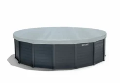 Intex Graphite Panel Pool - 478 X 124 Cm - Met Zandfilterpomp En Accessoires -Bestway Verkoop 26384gn afdekzeil 1