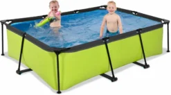 EXIT TOYS EXIT Lime Zwembad - 220 X 150 X 65 Cm - Met Filterpomp 8 EXIT TOYS EXIT Lime Zwembad - 220 X 150 X 65 Cm - Met Filterpomp -Bestway Verkoop 668 1200 exit 30 00 21 40 int 4