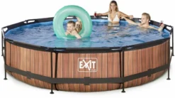 EXIT TOYS EXIT Wood Zwembad - 360 X 76 Cm - Met Filterpomp -Bestway Verkoop 670 1200 exit 30 12 12 10 int 3