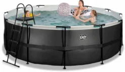 EXIT TOYS EXIT Black Leather Zwembad - 427 X 122 Cm - Met Zandfilterpomp En Trap -Bestway Verkoop 688 1200 exit 30 27 14 20 int 4