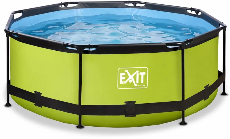 EXIT TOYS EXIT Lime Zwembad - 244 X 76 Cm - Met Filterpomp 1 EXIT TOYS EXIT Lime Zwembad - 244 X 76 Cm - Met Filterpomp