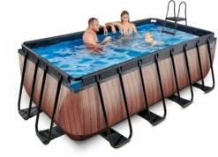 EXIT TOYS EXIT Wood Zwembad - 400 X 200 X 122 Cm - Met Zandfilterpomp En Trap -Bestway Verkoop 864 1200 exit 30 27 42 10 int 5