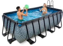 EXIT TOYS EXIT Stone Zwembad - 400 X 200 X 122 Cm - Met Zandfilterpomp En Trap 12 EXIT TOYS EXIT Stone Zwembad - 400 X 200 X 122 Cm - Met Zandfilterpomp En Trap -Bestway Verkoop 866 1200 exit 30 27 42 00 int 6