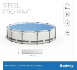 Bestway Steel Pro MAX Zwembad - 305 X 76 Cm -Bestway Verkoop bestway steel pro max zwembad 305 x 76 cm 11