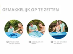Intex Metal Frame Pool - 305 X 76 Cm - Met Filterpomp -Bestway Verkoop intex opzetinstructie 2
