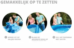 Intex Easy Set Pool - 396 X 84 Cm - Met Filterpomp -Bestway Verkoop intexeasyset instructies 9