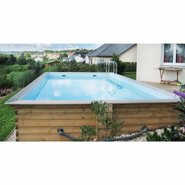 Gardipool Quartoo 8.20 X 3.90 X 1.46 M Houten Zwembad 5 Gardipool Quartoo 8.20 X 3.90 X 1.46 M Houten Zwembad - Afbeelding 5