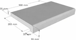 Scandi Roc Athen Randtegel - Antracit Black -Bestway Verkoop scandi roc athen randtegel afmetingen