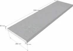 Scandi Roc Modena Randtegel - Diamond Grey -Bestway Verkoop scandi roc modena randtegel afmetingen 2