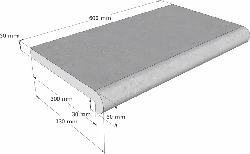 Scandi Roc Napoli Randtegel - Baltic Light Grey 5 Scandi Roc Napoli Randtegel - Baltic Light Grey - Afbeelding 5