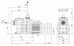 Aqua Vario Plus Variabele Zwembadpomp 18 Aqua Vario Plus Variabele Zwembadpomp -Bestway Verkoop technischetekeningspeckaquavarioplus